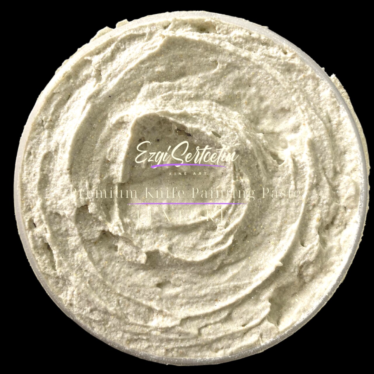 Premium Palette Knife Painting Paste|Modeling Paste|Texture Paste|Authentic Bright Colors|Ready to Use|Easy to Apply| 6oz by Volume|Ezgi Sertcetin